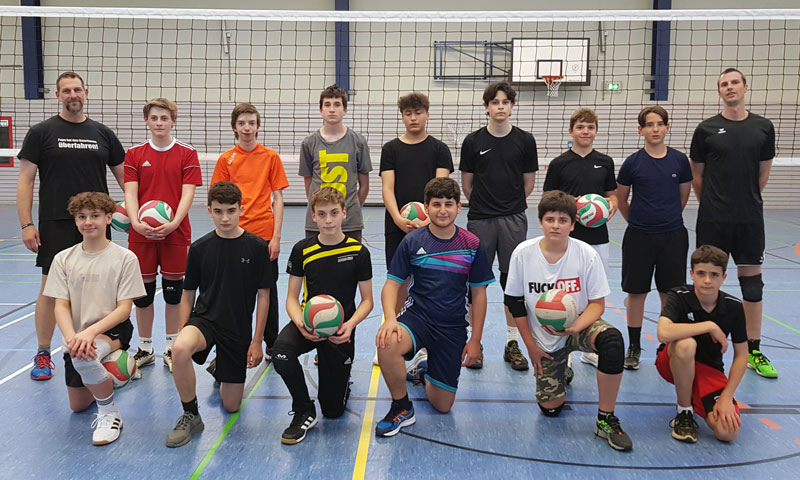 Das Jungen-Team der Abteilung Volleyball des TuS Mosella Schweich e.V."