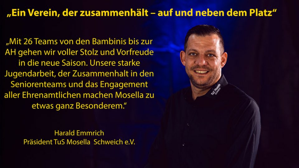 Vorschau von Präsident Harald Emmrich auf die Saison 2025/26