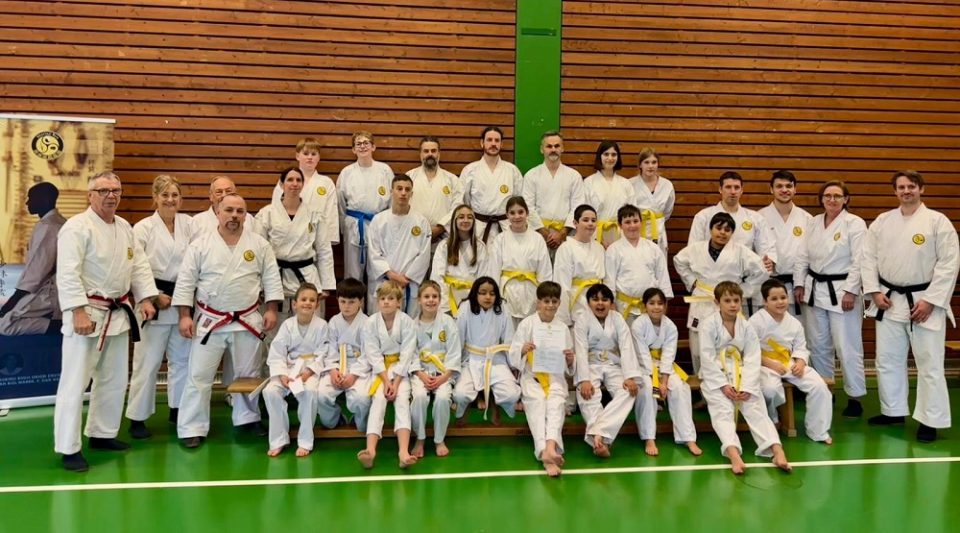 Gürtelprüfung Karate in Föhren