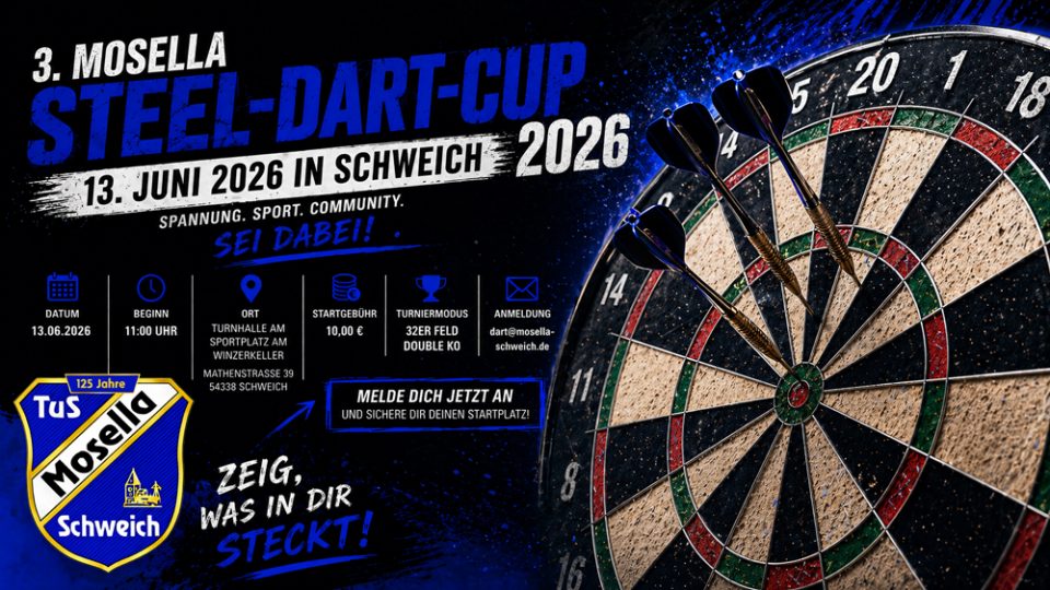 3. Mosella-Steel-Dart-Cup des TuS Mosella Schweich e.V.