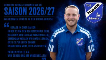 Saisonvorschau 2026/27 von Trainer Thomas Schleimer