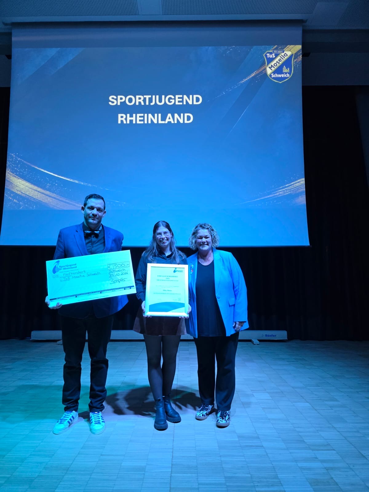 Ehrenamtsförderpreis der Sportjugend Rheinland für Alina Kiefer