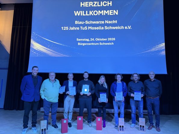 Vereinsehrungen für 25 und 40 Jahre Mitgliedschaft.