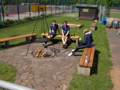 Der Grillplatz Tennisanlage