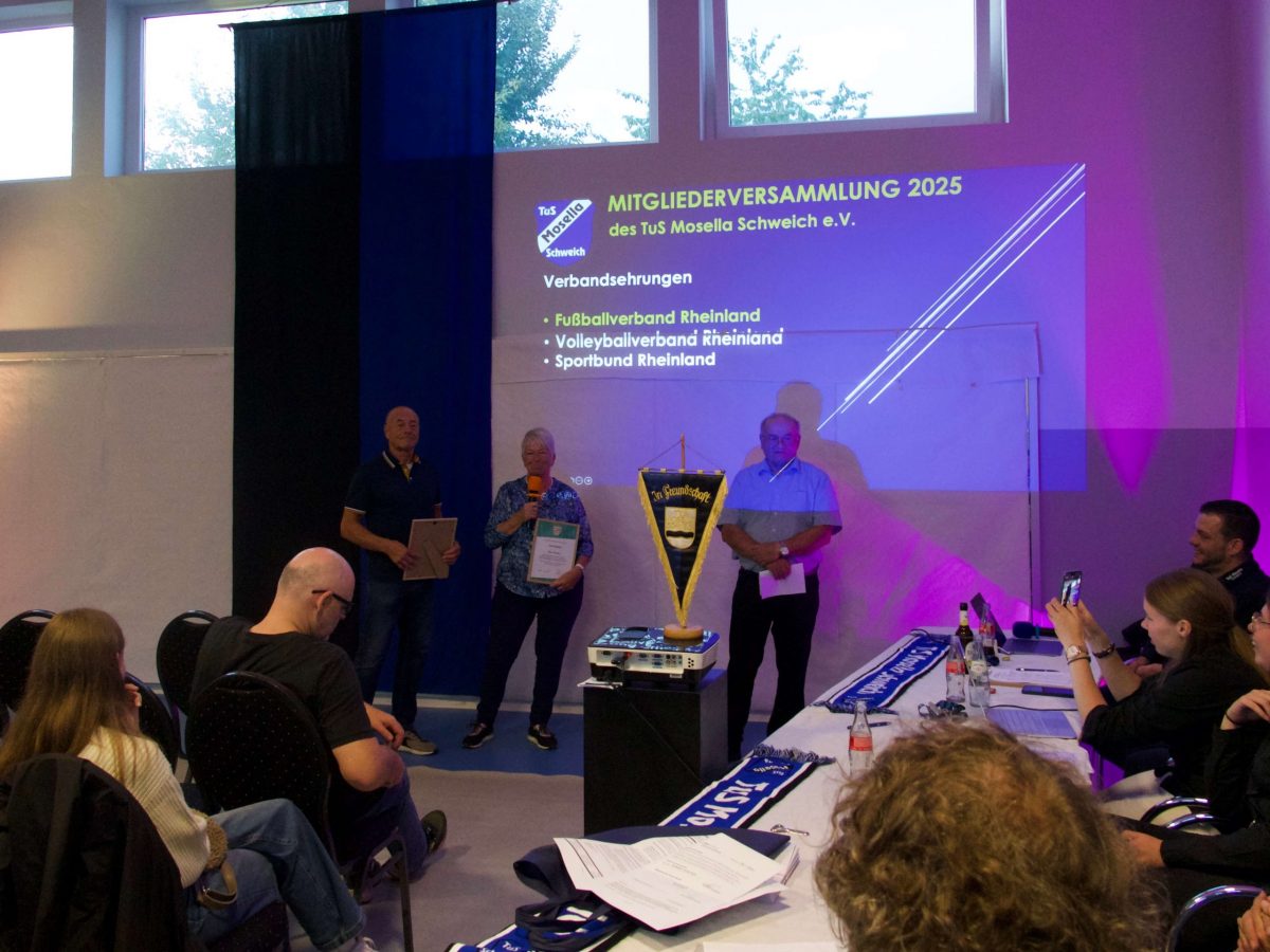 Mitgliederversammlung 2025 des TuS Mosella Schweich